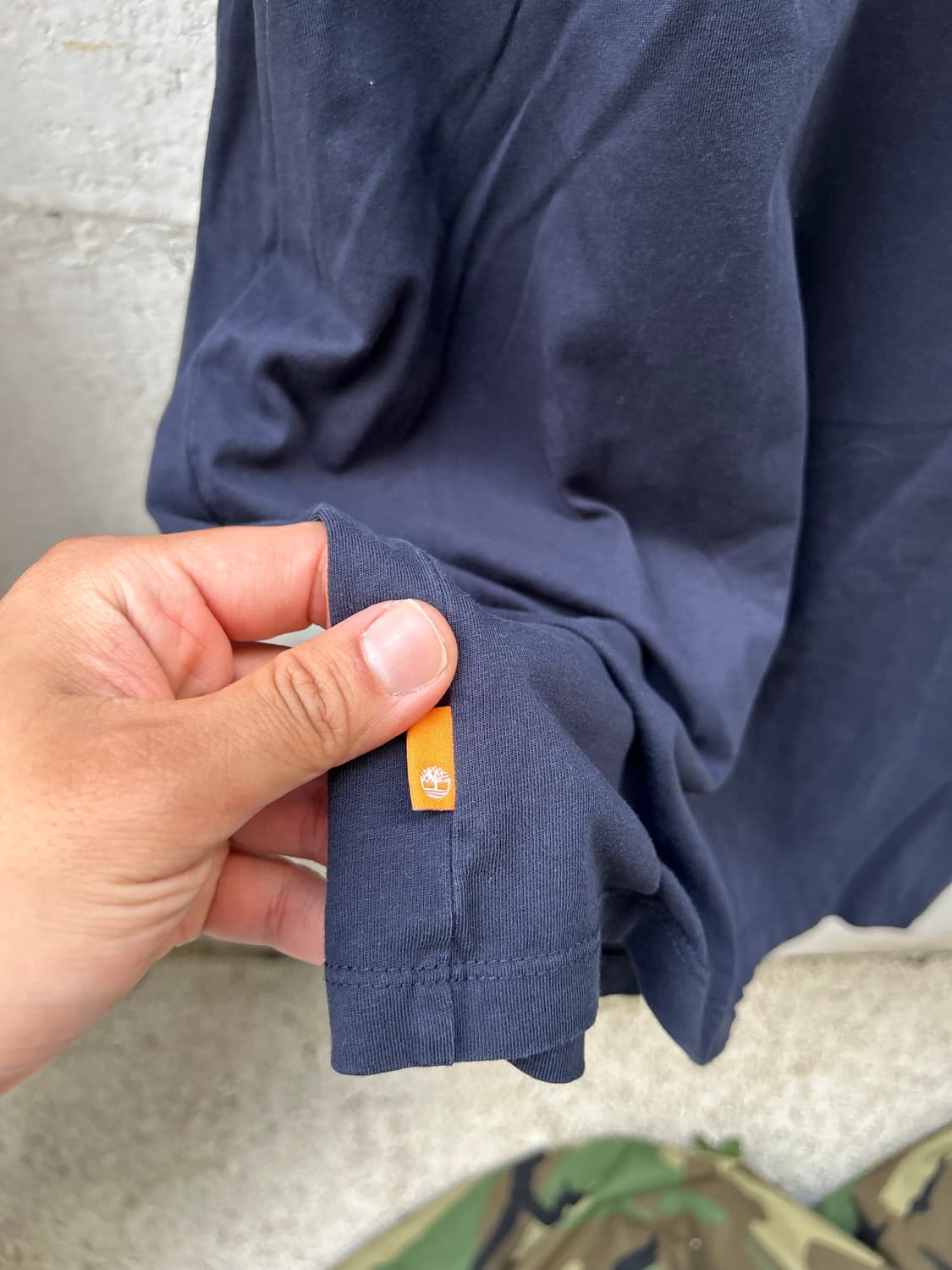 팀버랜드 네이비컬러 6인치 프린팅 빈티지 숏슬리브 티셔츠 95size  상품이미지9