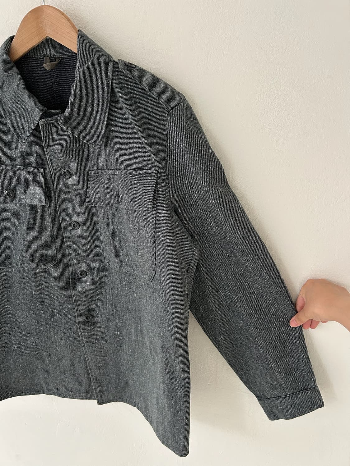 50-60's Swiss army denim Fatigue  Jacket 상품이미지2