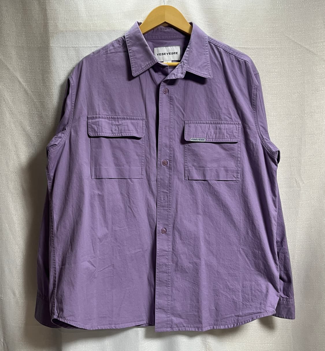 공용 예스아이씨 오버핏 카고 포켓 셔츠 남방 L 상품이미지1