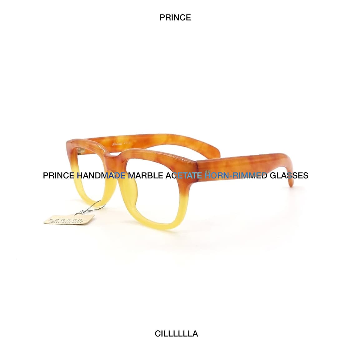 Prince 프린스 수제 마블 아세테이트 뿔테 안경 상품이미지1