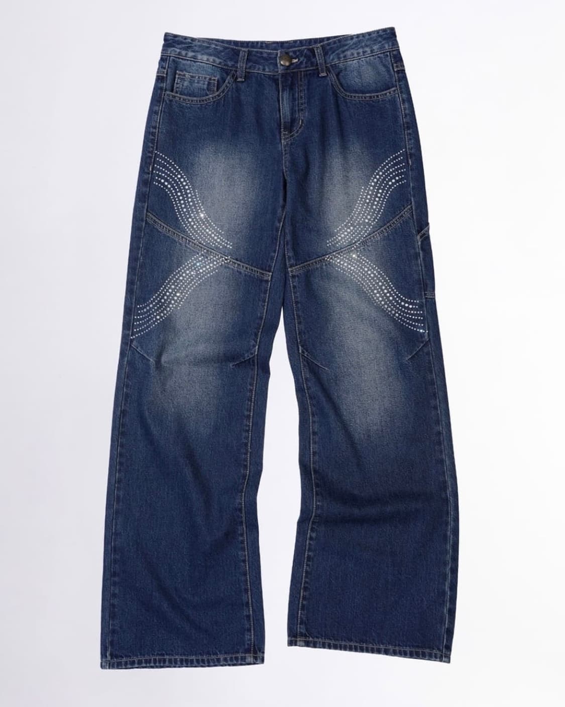 스컬프터 Rinestone Lowrise Denim L사이즈 상품이미지4