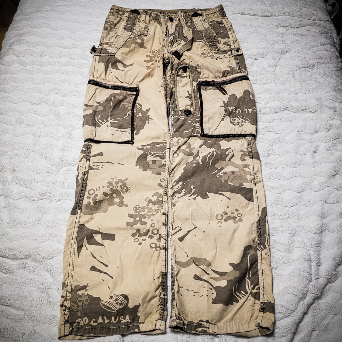 00s Z-Brand Desert Camo Cargo Pants 상품이미지1