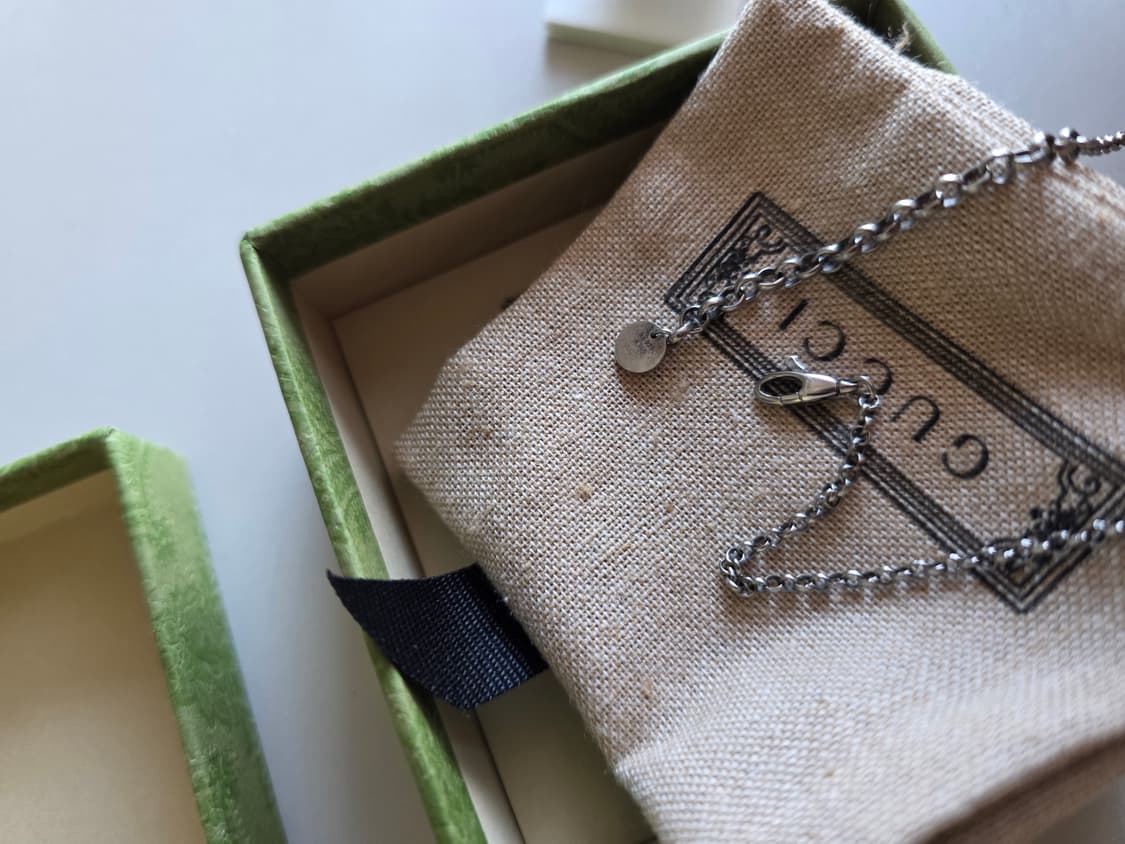 [세척완료,풀구성]구찌 블라인드 포 러브 목걸이 상품이미지4