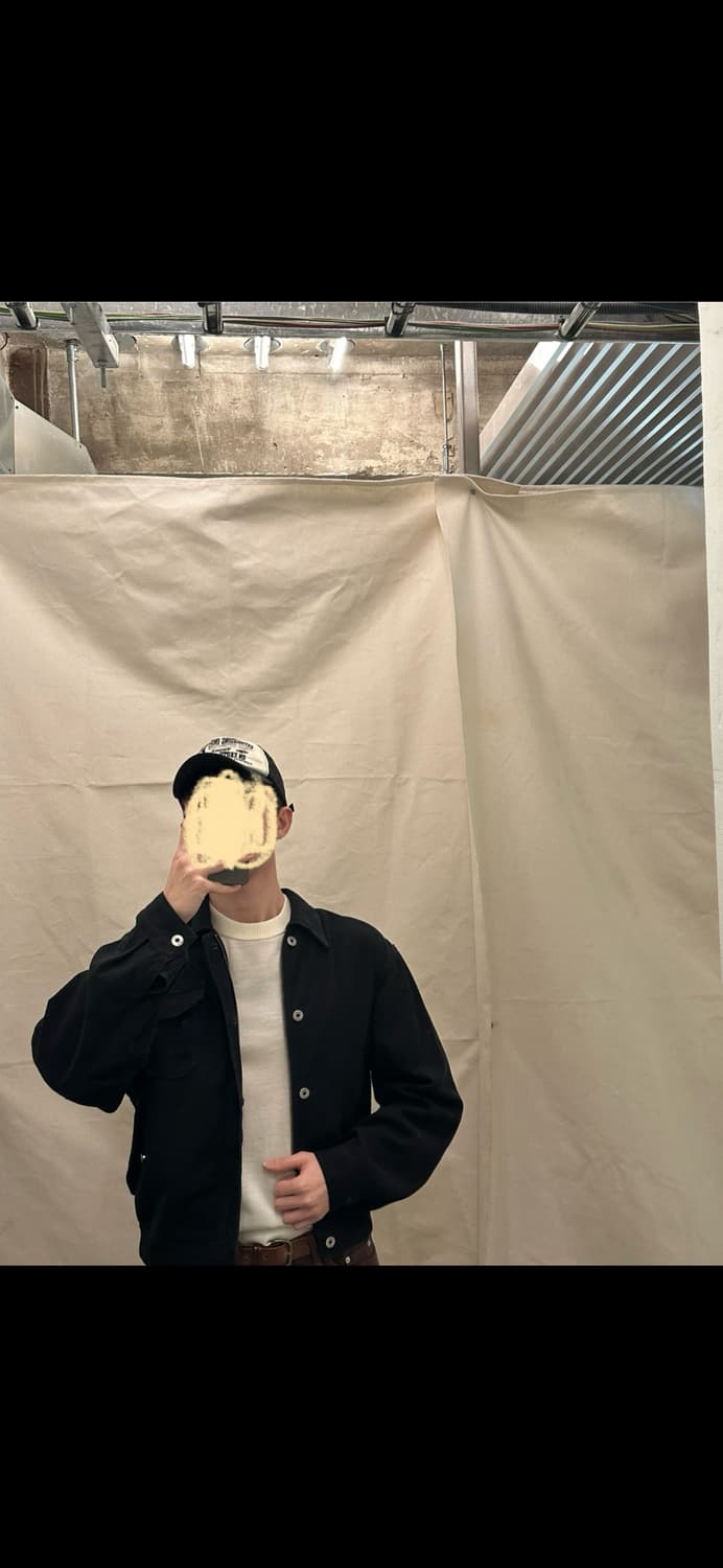 쿠어 데님 자켓 블랙 상품이미지4