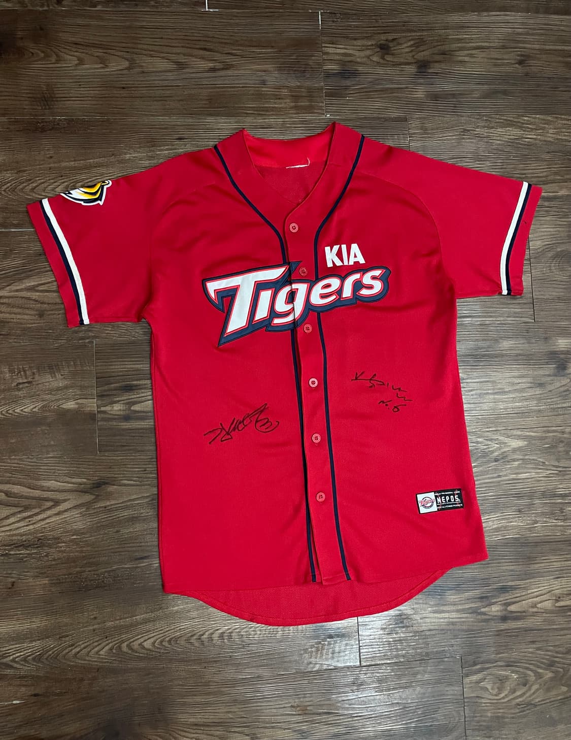 KIA 기아타이거즈 김선빈 친필사인 올드 유니폼 상품이미지1