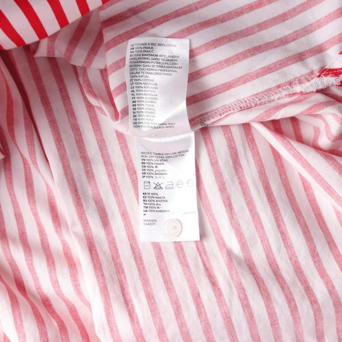 H&M 에이치앤엠 스트라이프 셔츠 (S) 상품이미지6