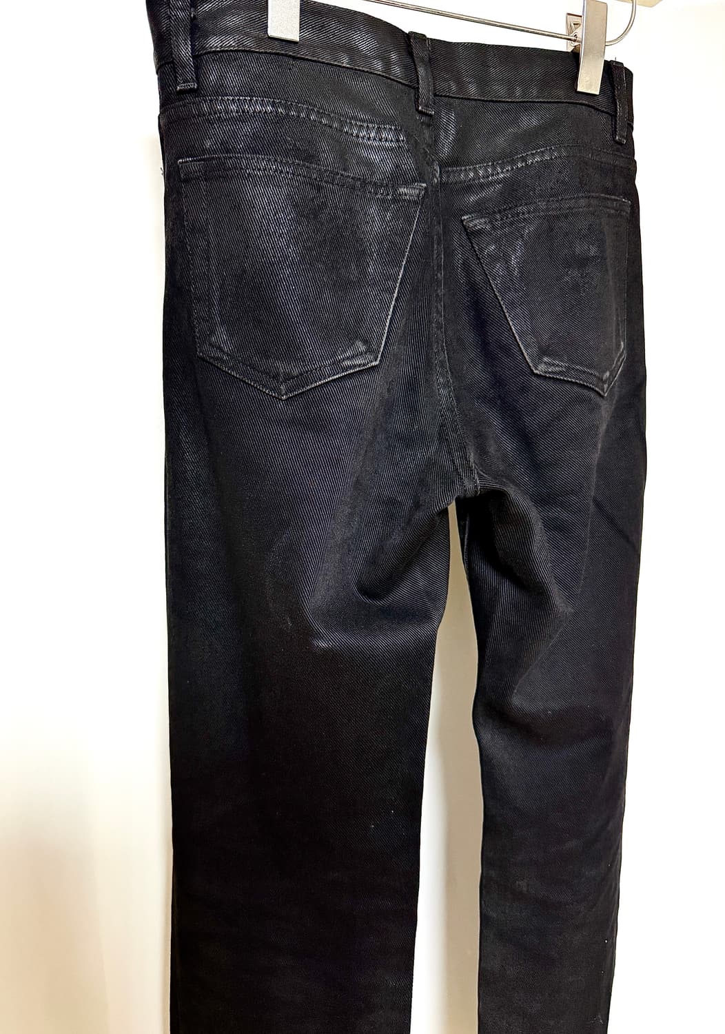 Helmut Lang 1997s Black Wax Coated Denim 상품이미지9