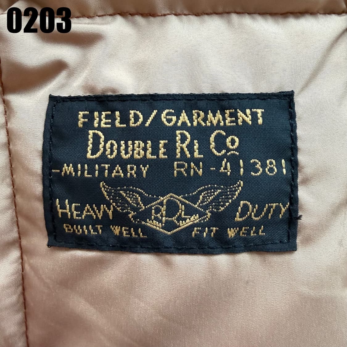 RRL 폴로 더블알엘 오렌지 패딩 점퍼 L 0203 상품이미지6