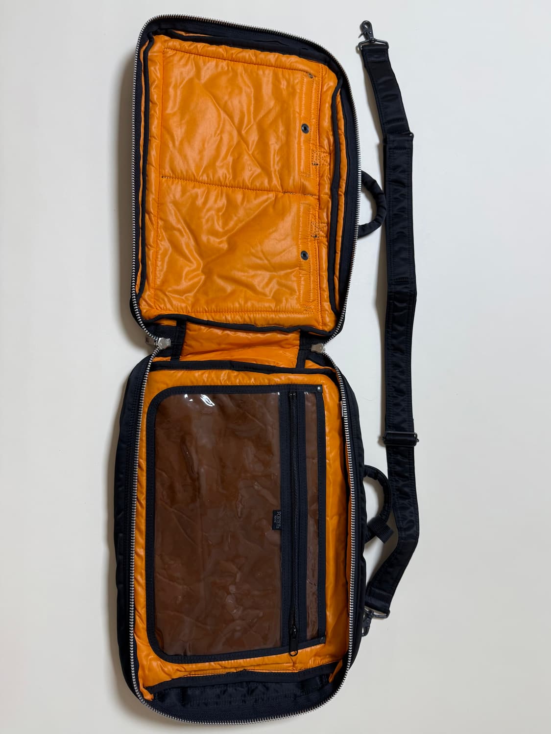 (미품) PORTER 포터 탱커 3way 브리프케이스 블랙 백팩 상품이미지7