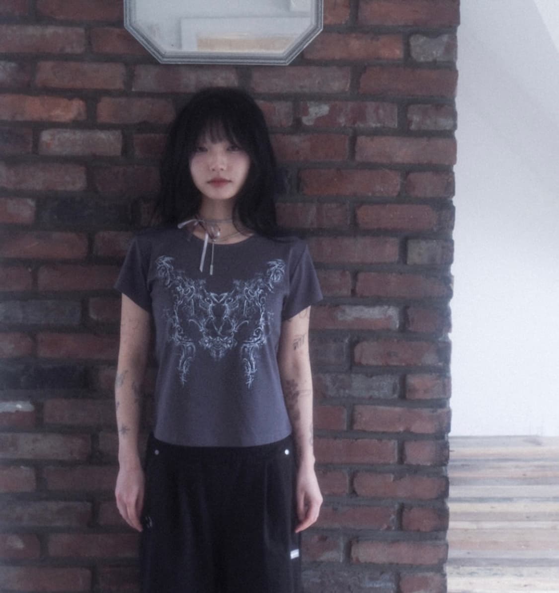 허그유어스킨 rococo T shirts HS ver 상품이미지2