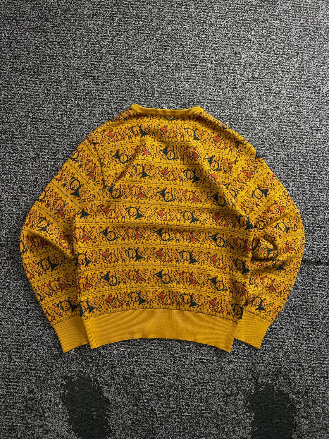 90s 크리스찬 디올 아카이브 자카드 패턴 울니트 3558 상품이미지5