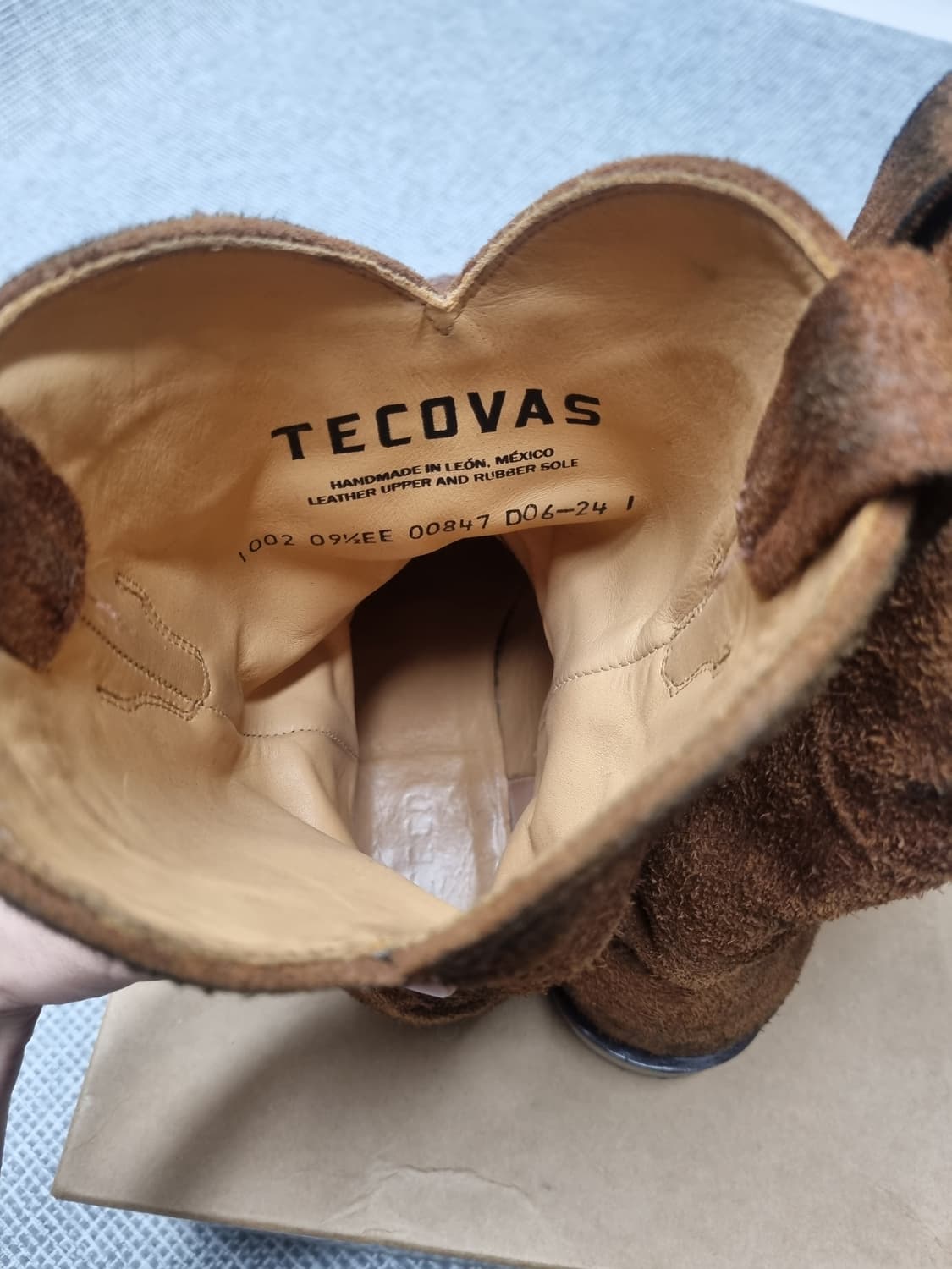 테코바스(Tecovas) 'The Earl' 러프아웃  웨스턴 부츠 상품이미지5