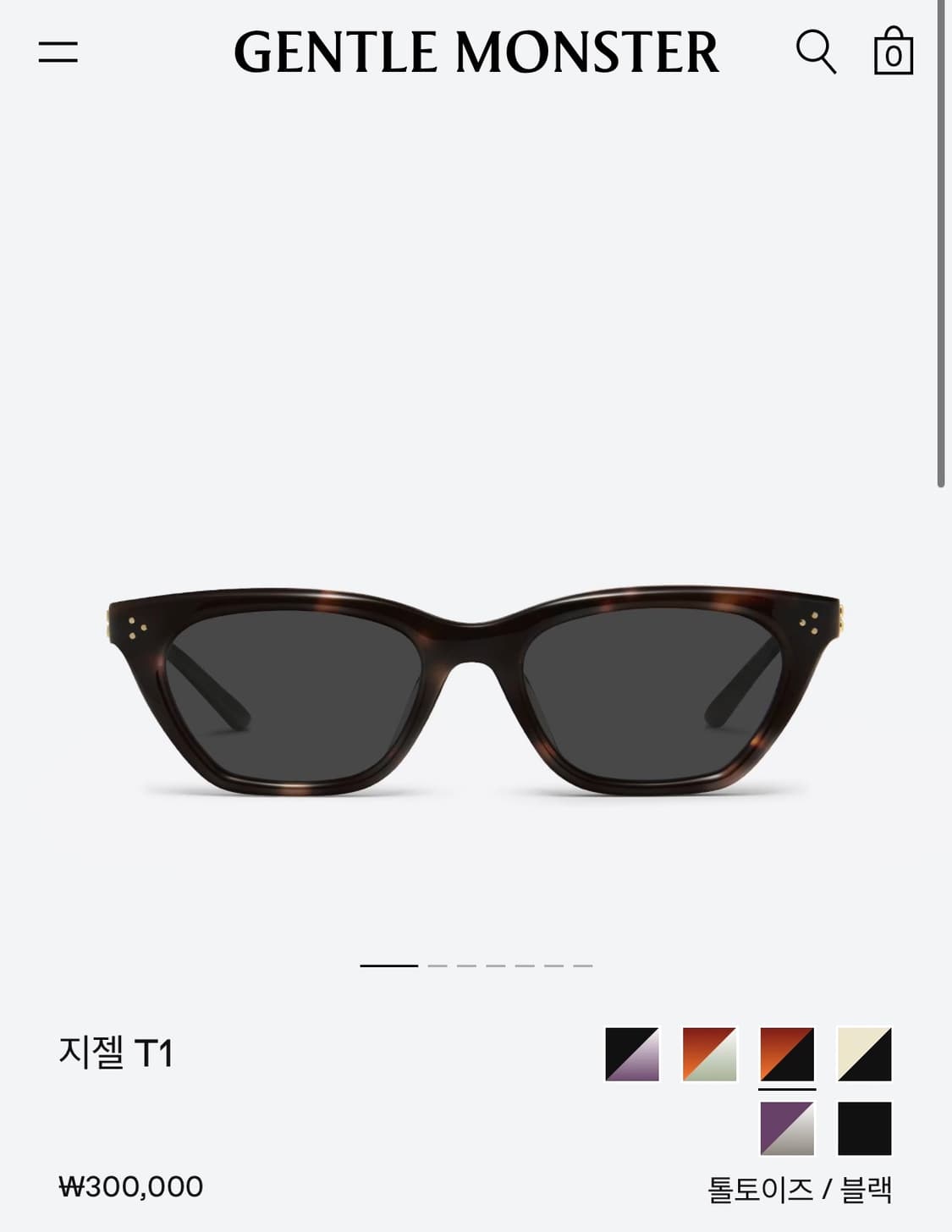 젠틀몬스터 지젤 T1 상품이미지1