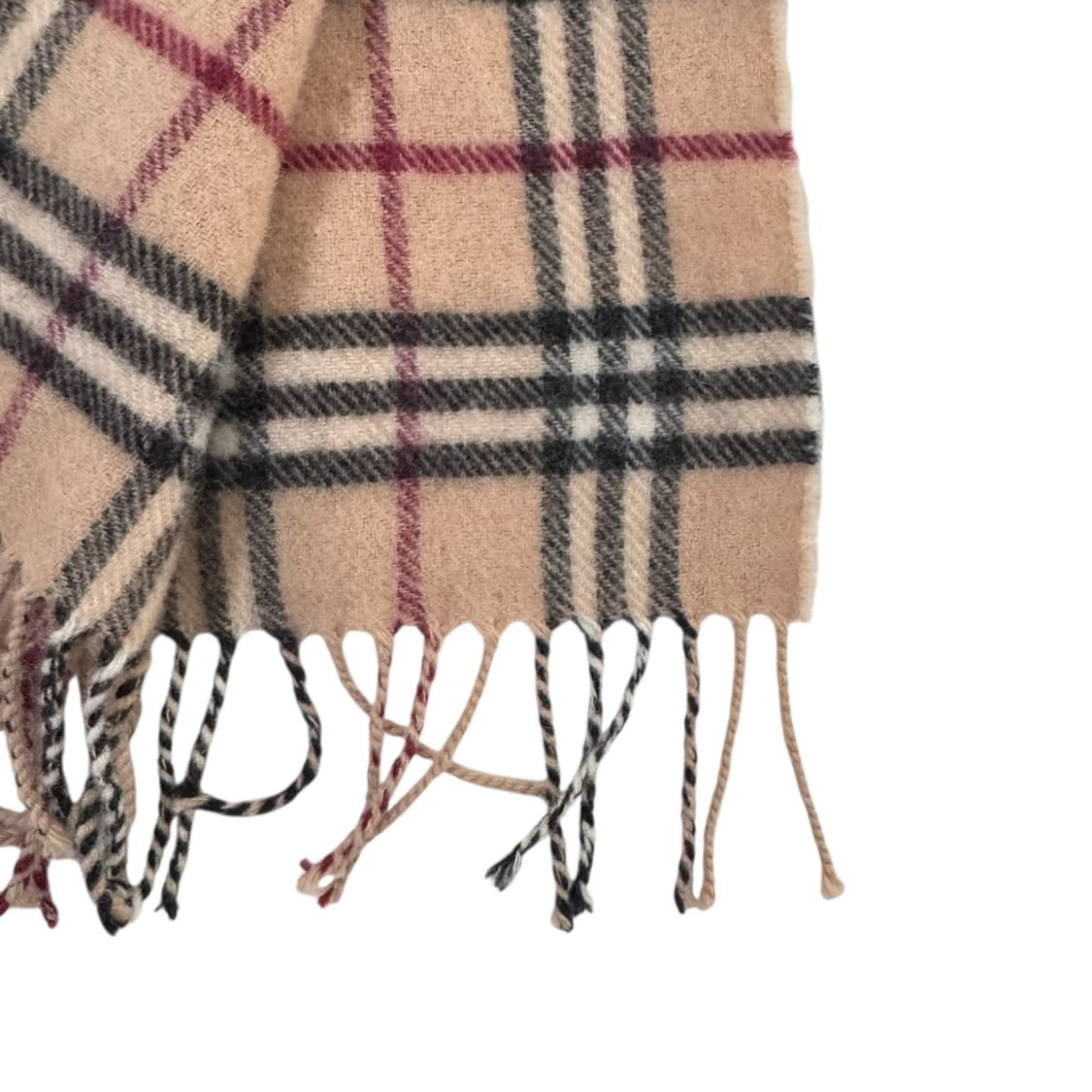 정품 버버리 노바체크 베이지 머플러 상품이미지4