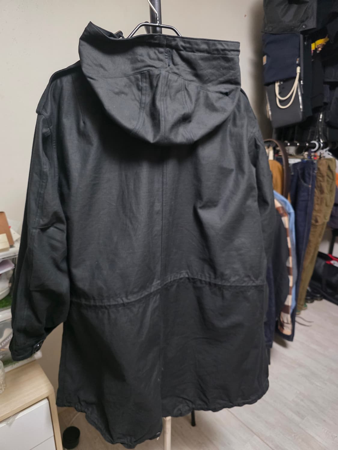 버즈릭슨 M-51 피쉬테일파카 윌리엄깁슨블랙 XL사이즈 판매합니다 상품이미지3