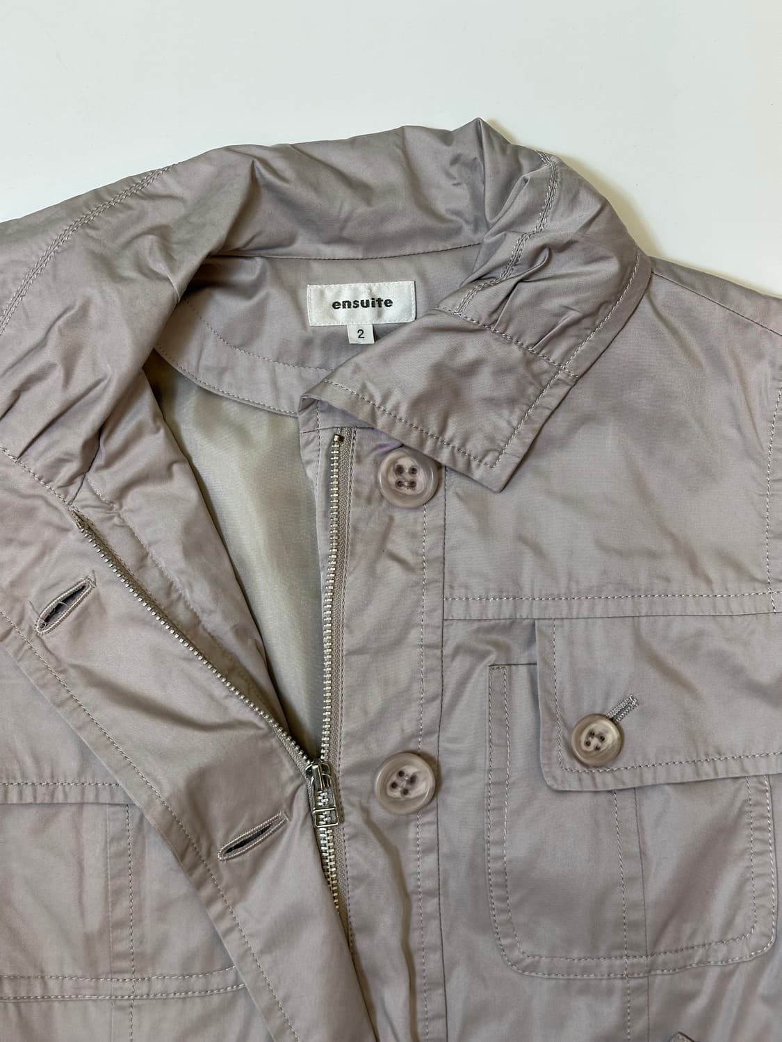 베이비 핑크 포켓 코트 상품이미지9