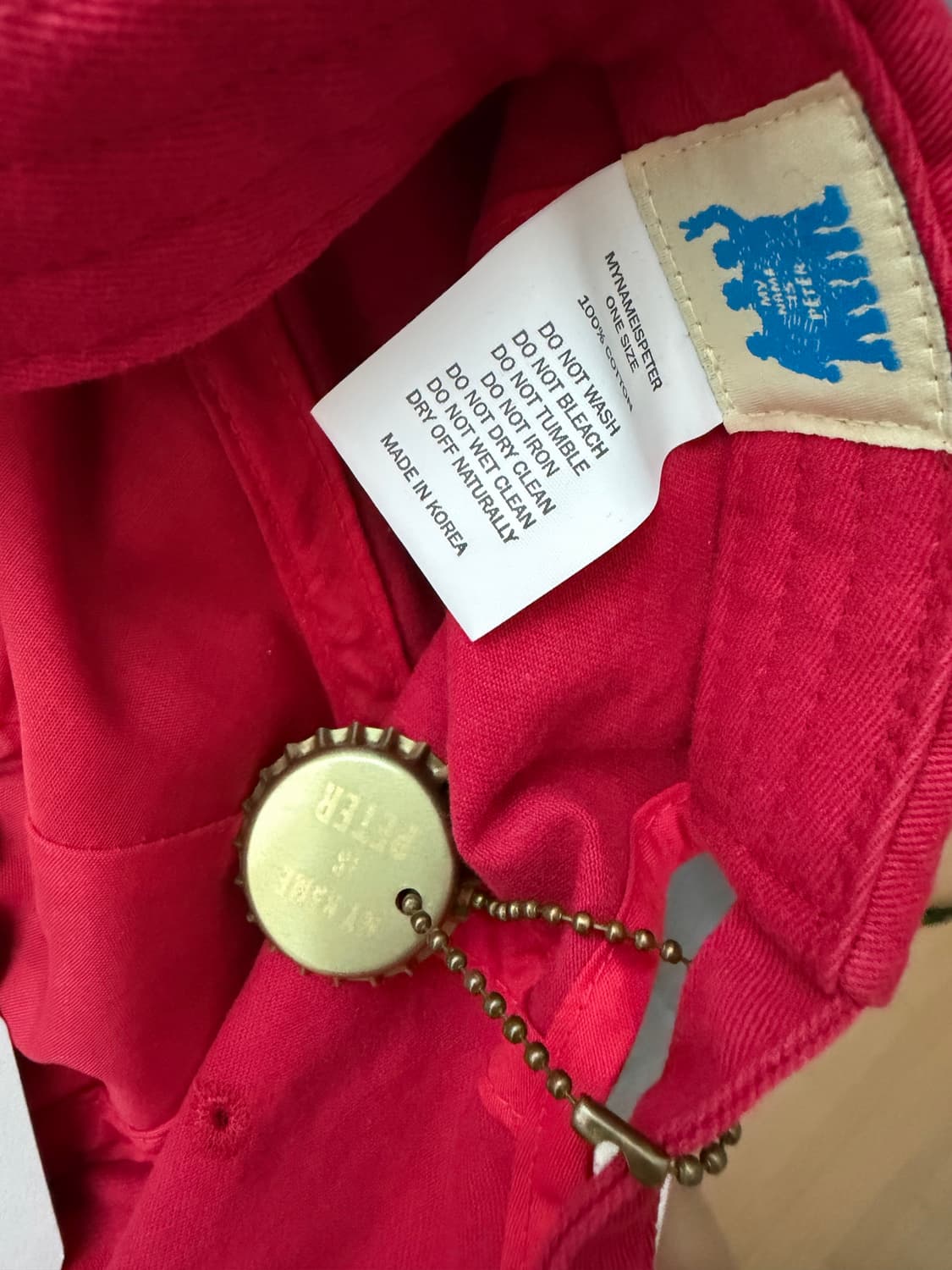 마이네임이즈피터 캡 상품이미지3