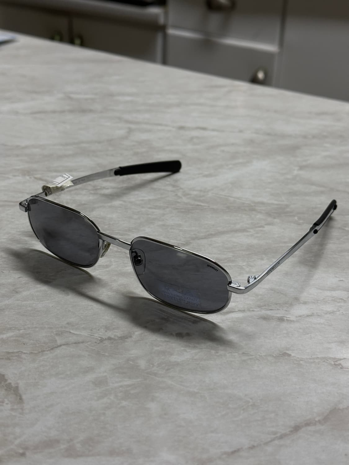 00s BERKELEY 실버 스퀘어 선글라스 상품이미지3