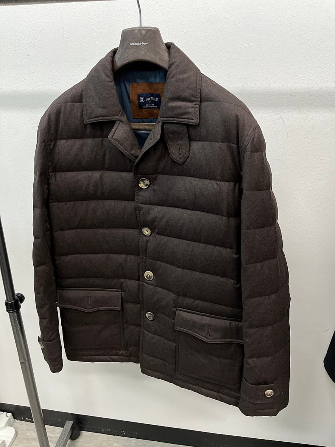 105-110) 브로이어 브라운 울 패딩자켓  상품이미지1