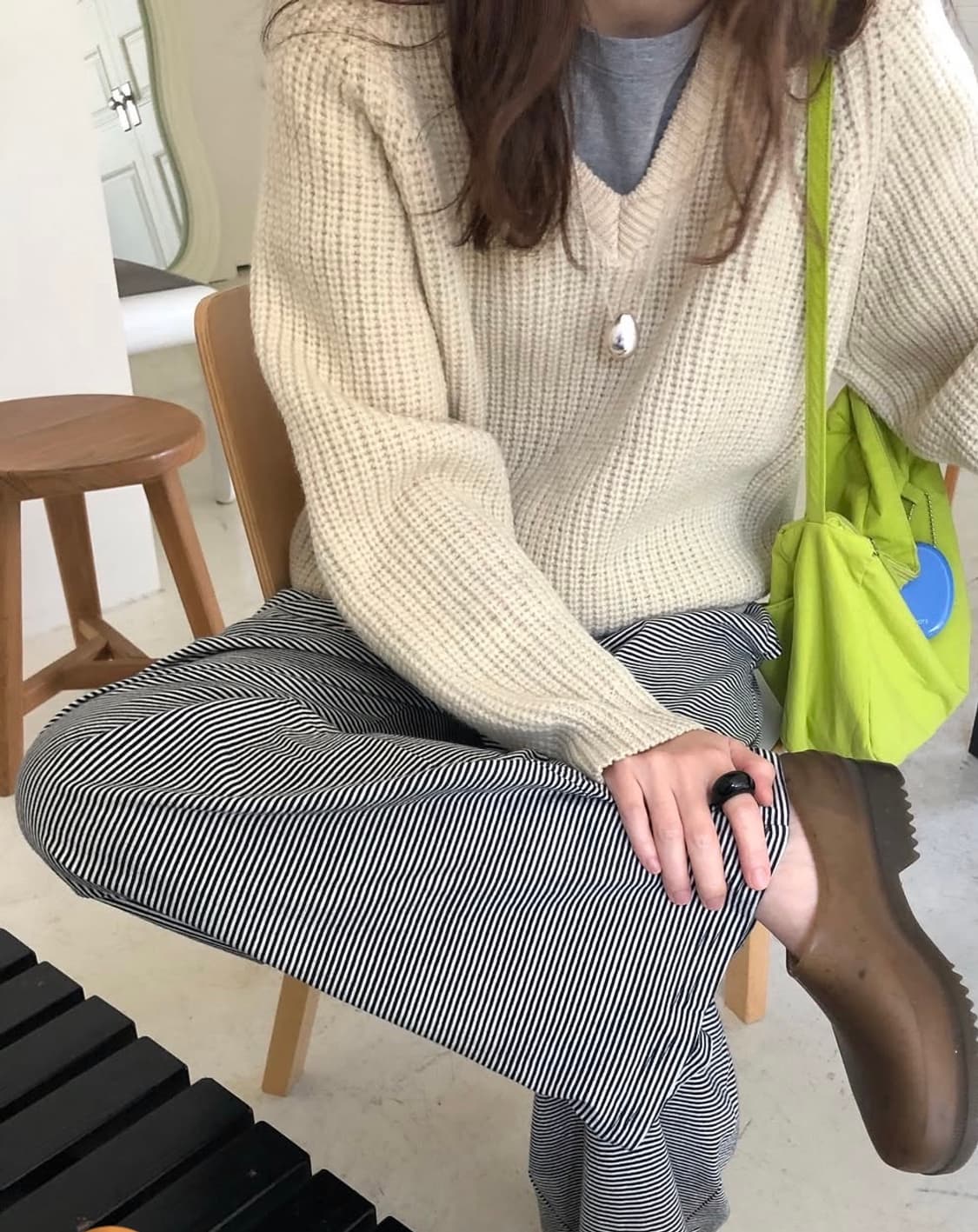 센스오브사이트 에그 팬던트 넥클라스 EGG PENDANT NECKLACE 상품이미지1