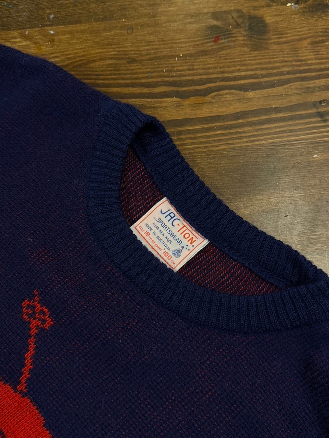 VTG 핸드메이드 니트 여성66-77 상품이미지6