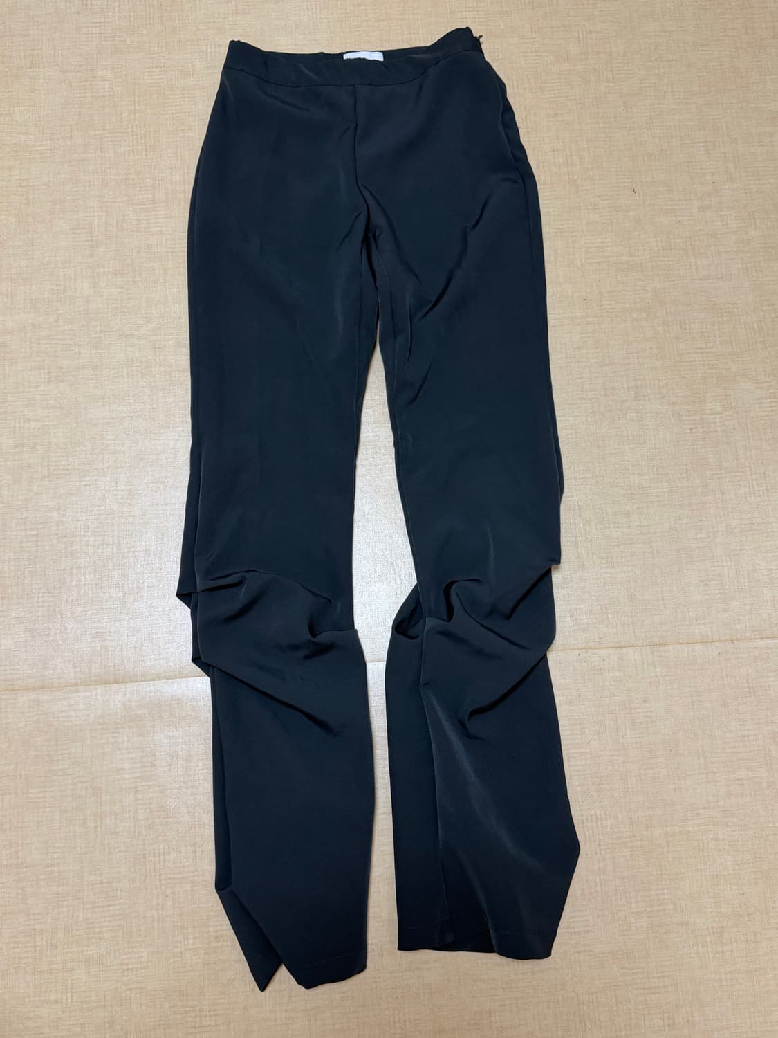 미세키서울 드레이프 스커트 팬츠 차콜 상품이미지2