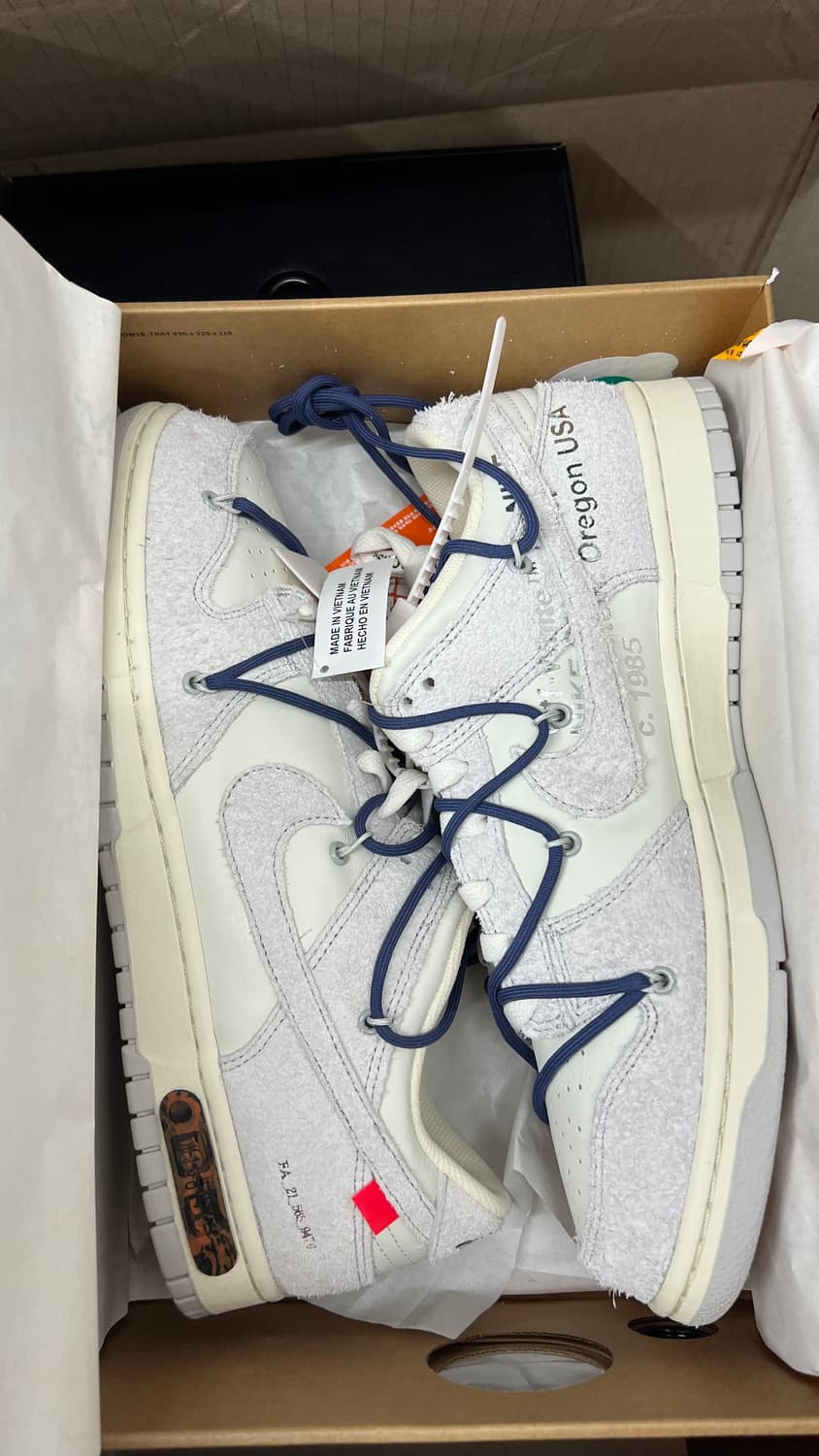 나이키 x 오프화이트 덩크 로우 더 50 - 로트 18 상품이미지1