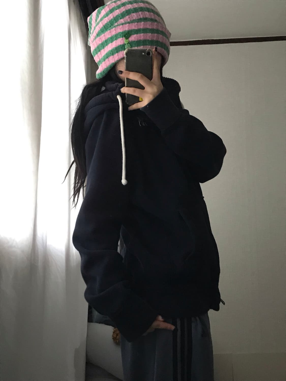 아베크롬비 네이비 더블지퍼 후드집업 상품이미지4