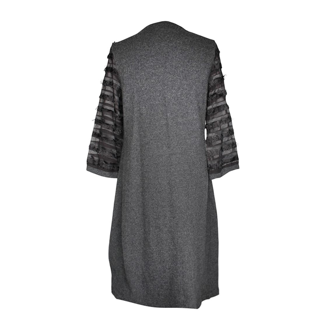 120%캐시미어 차콜그레이 니트 원피스 44 상품이미지2