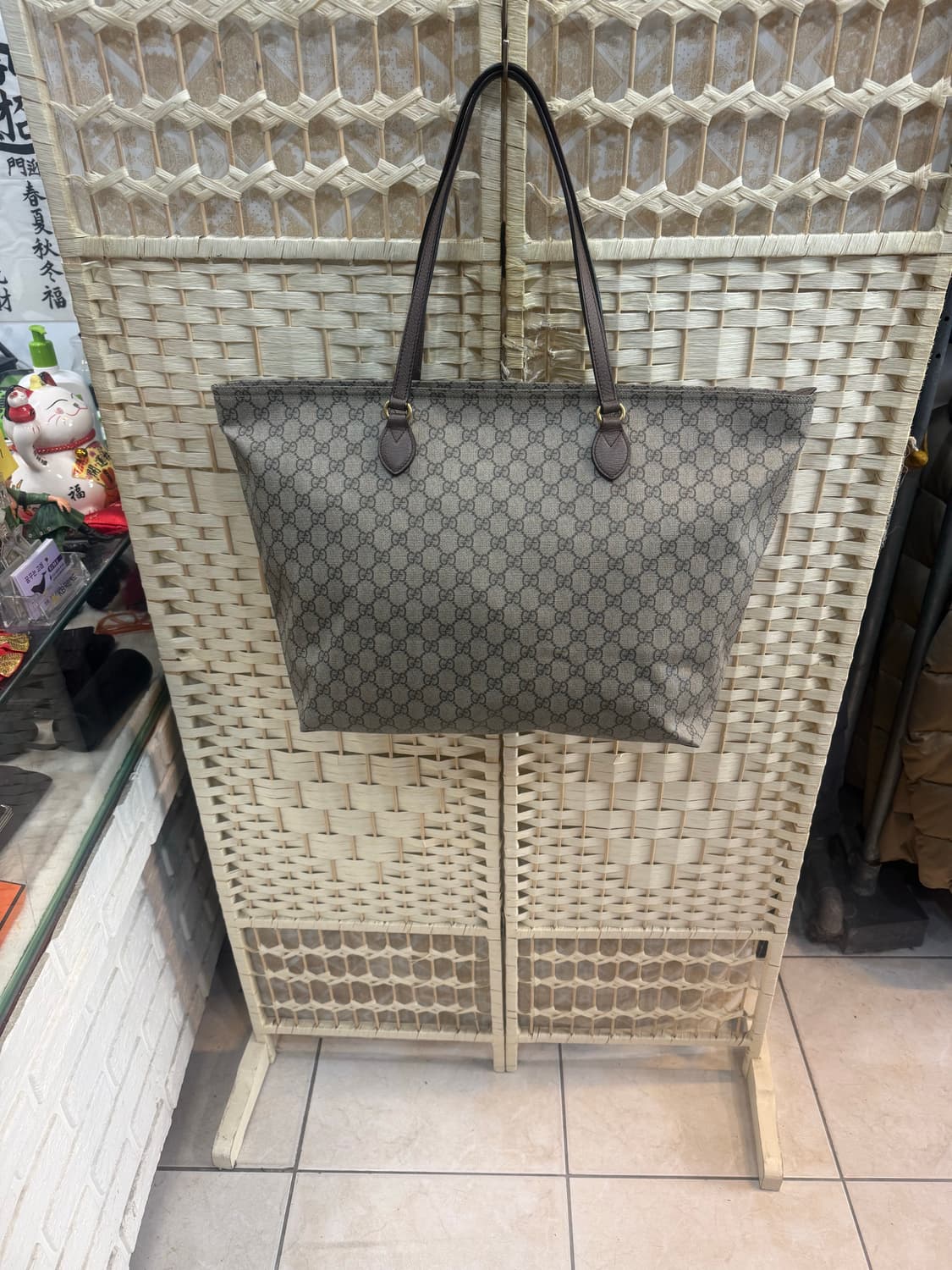 정품 구찌 오디피아 GG 수프림 쇼퍼백 팝니다 상품이미지1