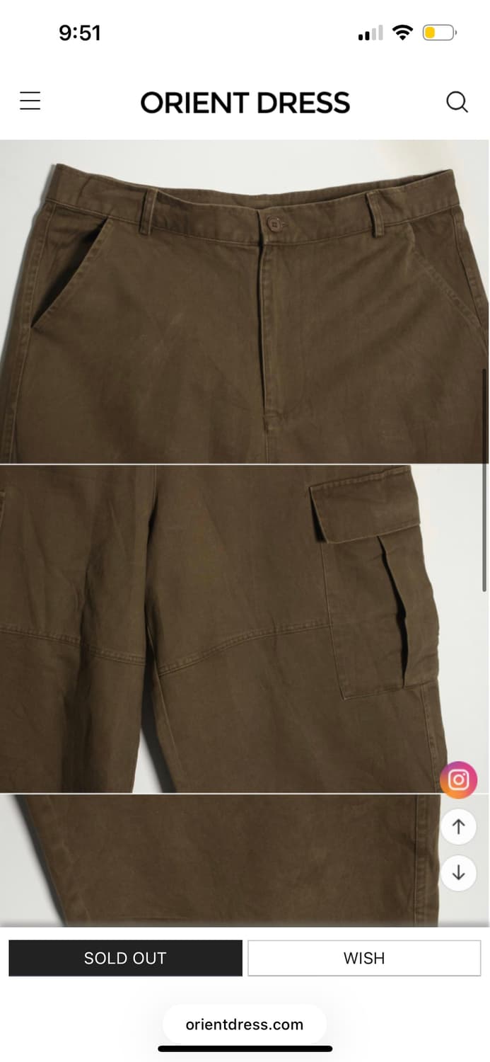 [XL] PRIPS 빈티지 카고 팬츠 상품이미지2