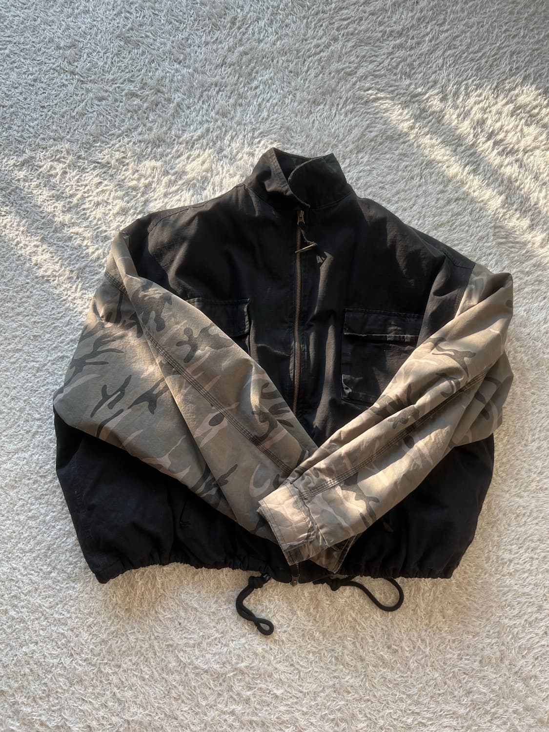 [1] 언더마이카 모프 오버사이즈 크롭필드 자켓 상품이미지1