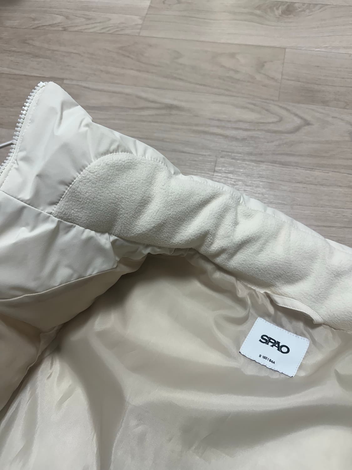스파오 크롭 패쪼 아이보리 s 상품이미지5