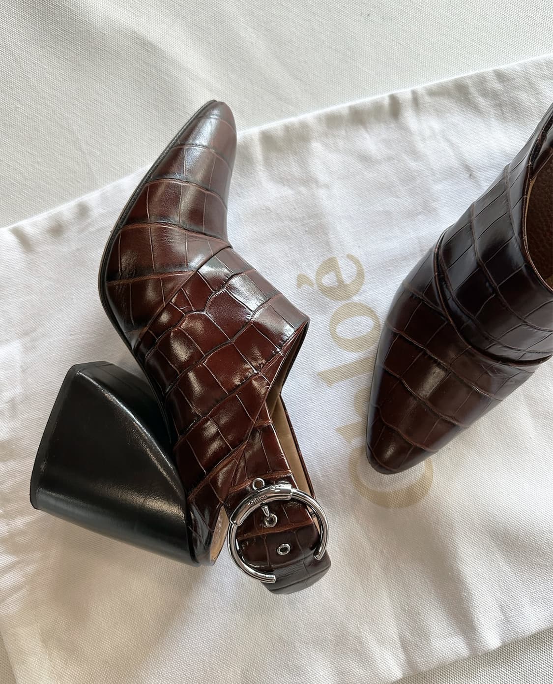 CHLOE croc buckle heel 상품이미지6