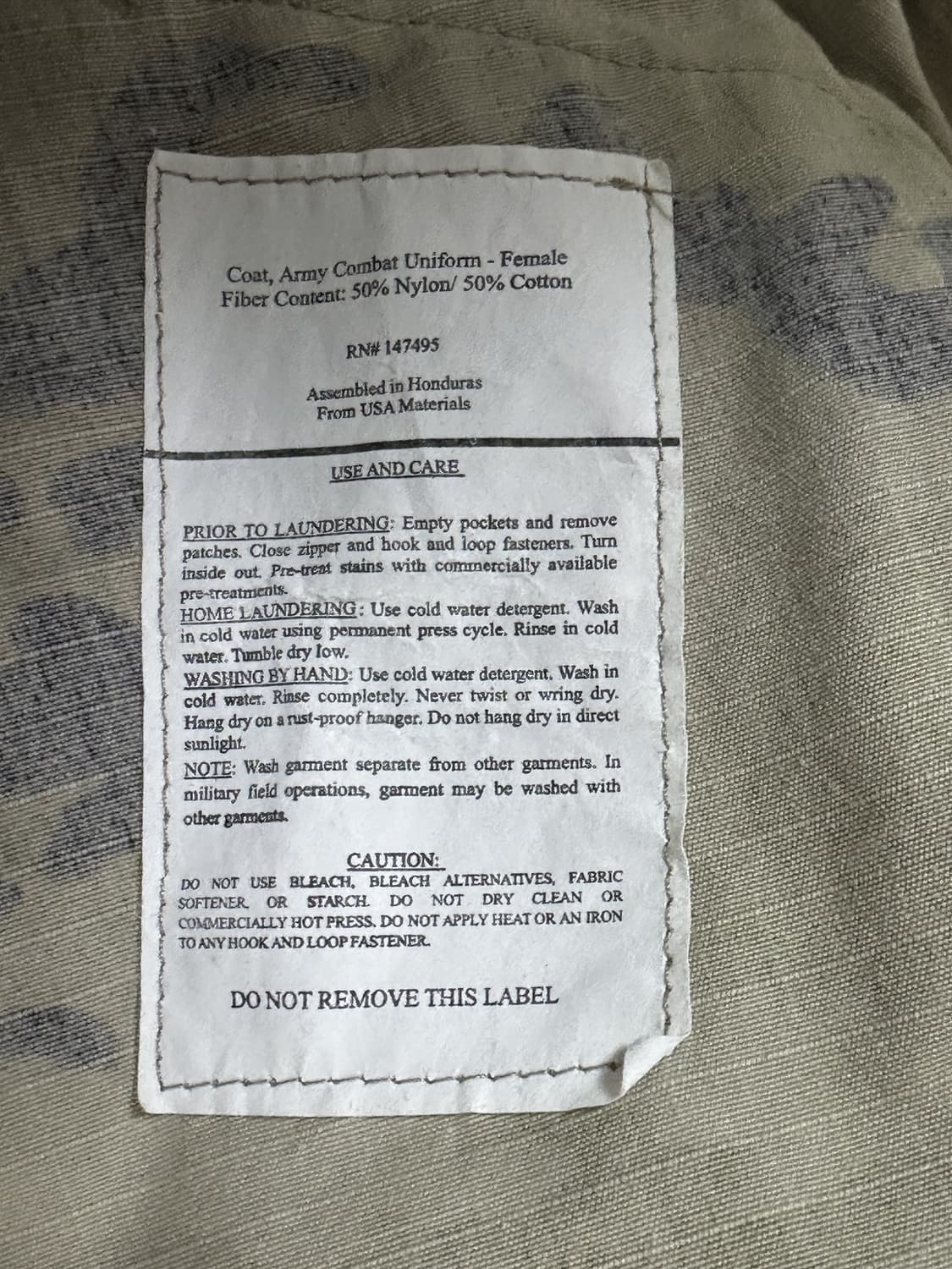 미군 여군용 OCP 멀티캠 전투복 상의 (S/R) (M) 상품이미지7