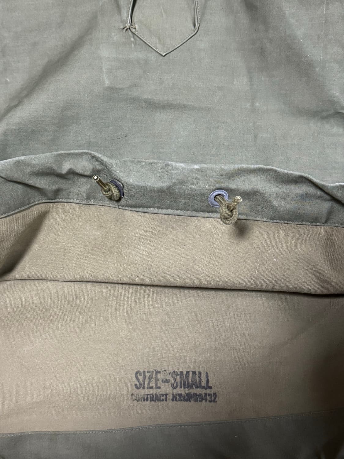 1940's WW2 USN Wet Weather Parka 덱아노락 상품이미지4