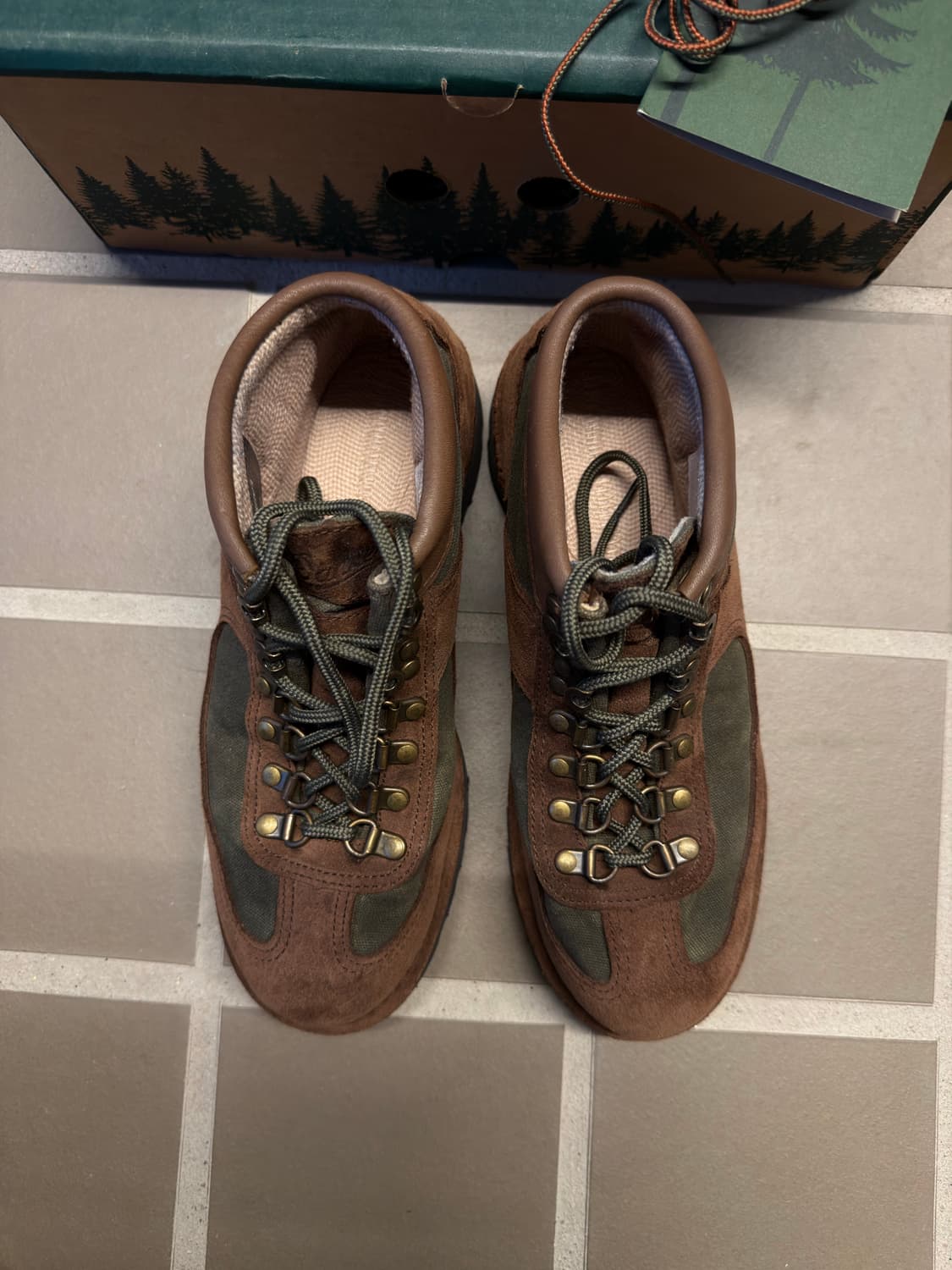 jjjjound danner feather light - brown 상품이미지2