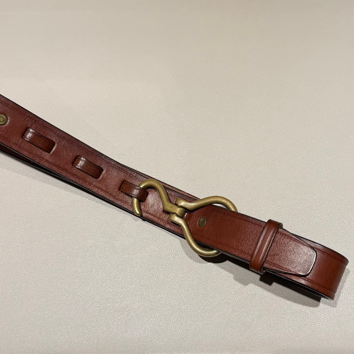 아폴리스 후프픽 가죽 후크 벨트 Apolis 클래식 워크웨어 빈티지 상품이미지3