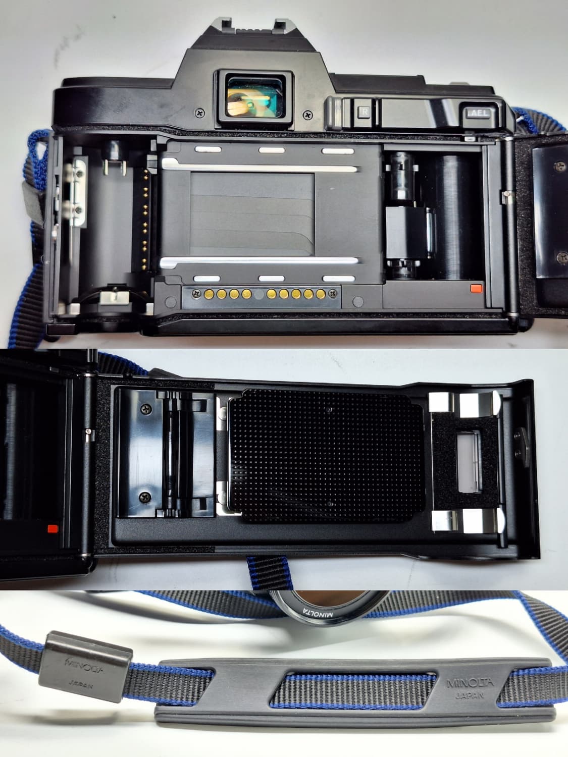 빈티지 필름카메라 풀세트/미놀타 a-7000 35-70mm 가방 스트로브 상품이미지9