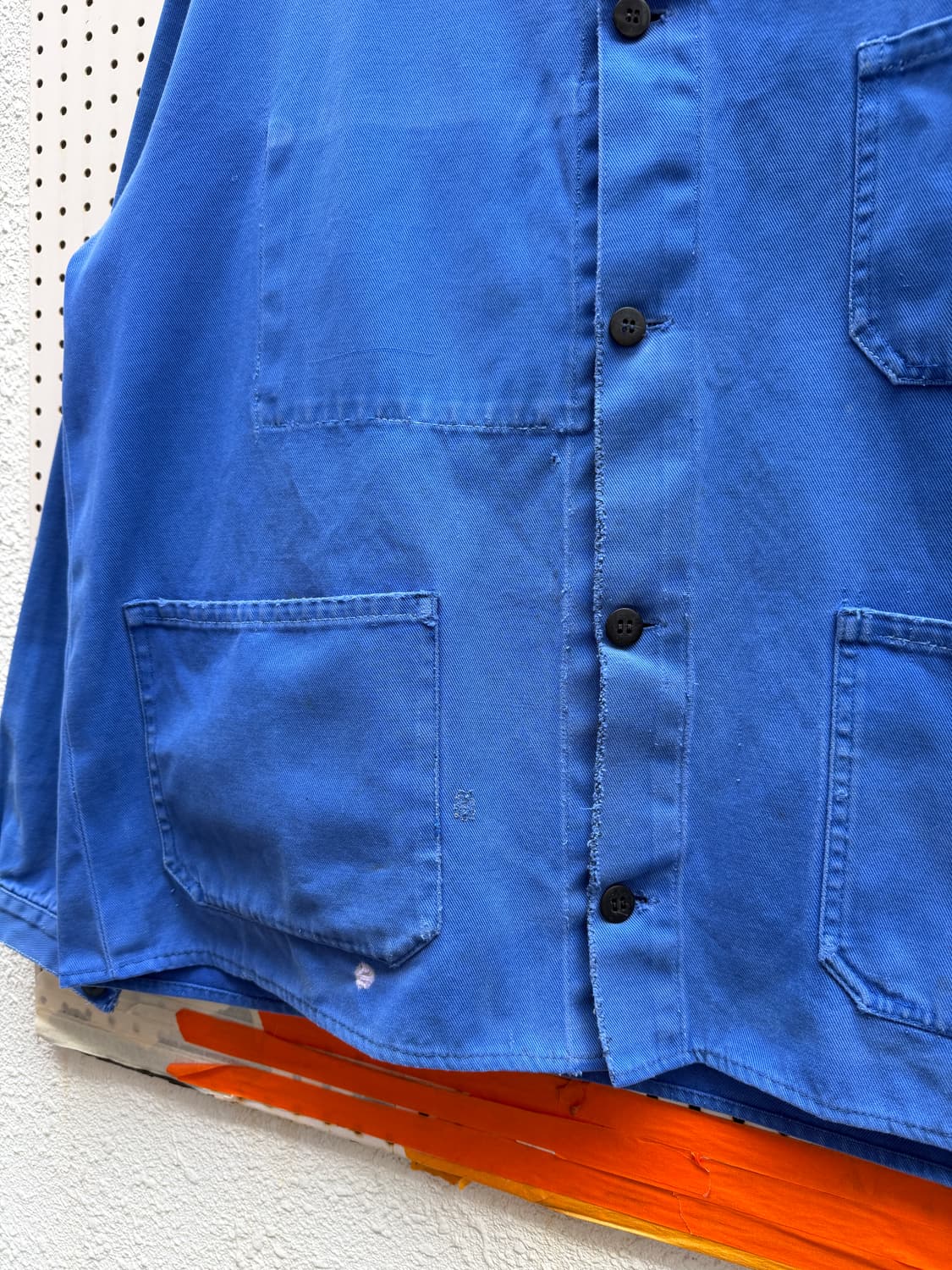 FADED WASHED BLUE OLD VINTAGE 프렌치워크자켓 상품이미지6