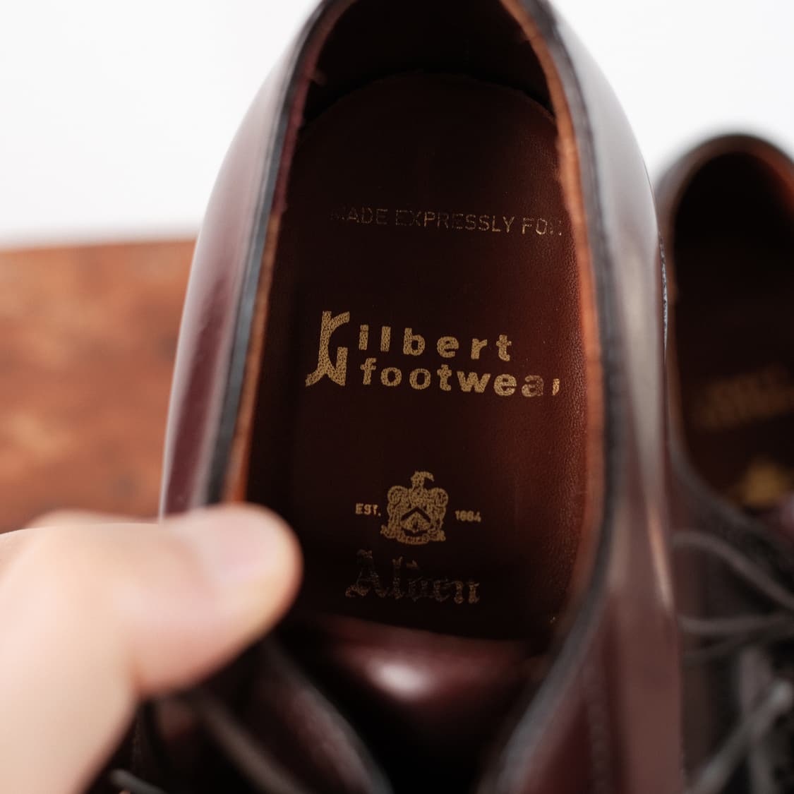 알든 43400 8D(260사이즈) NST 버건디 코도반 더비 상품이미지9