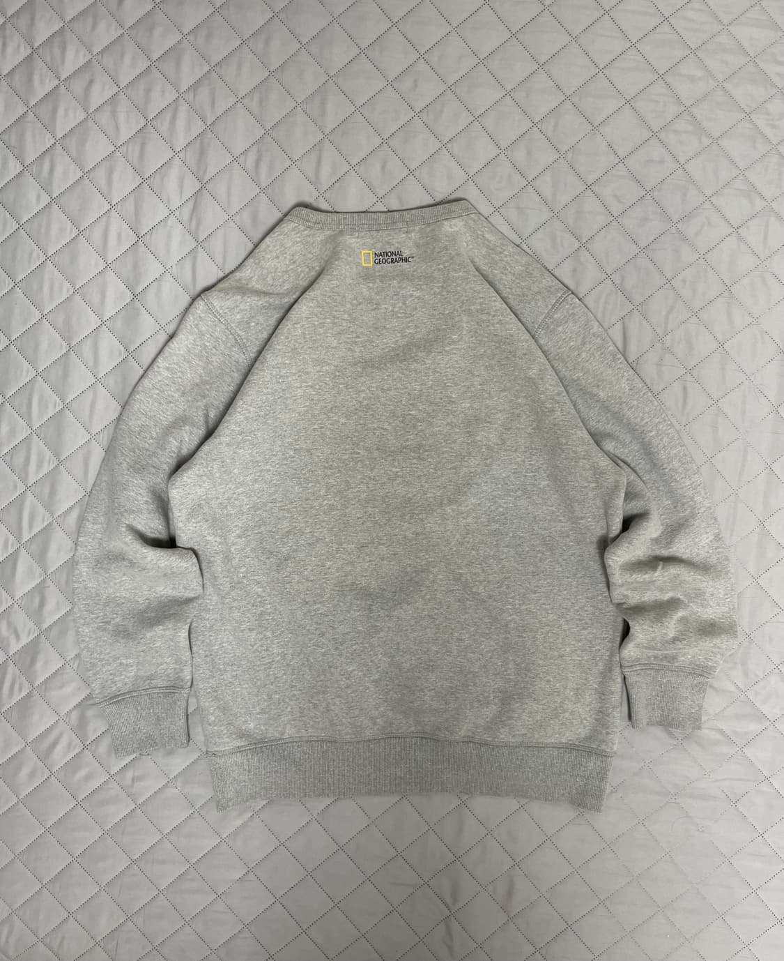 내셔널지오그래픽 자수 맨투맨 그레이 상품이미지6