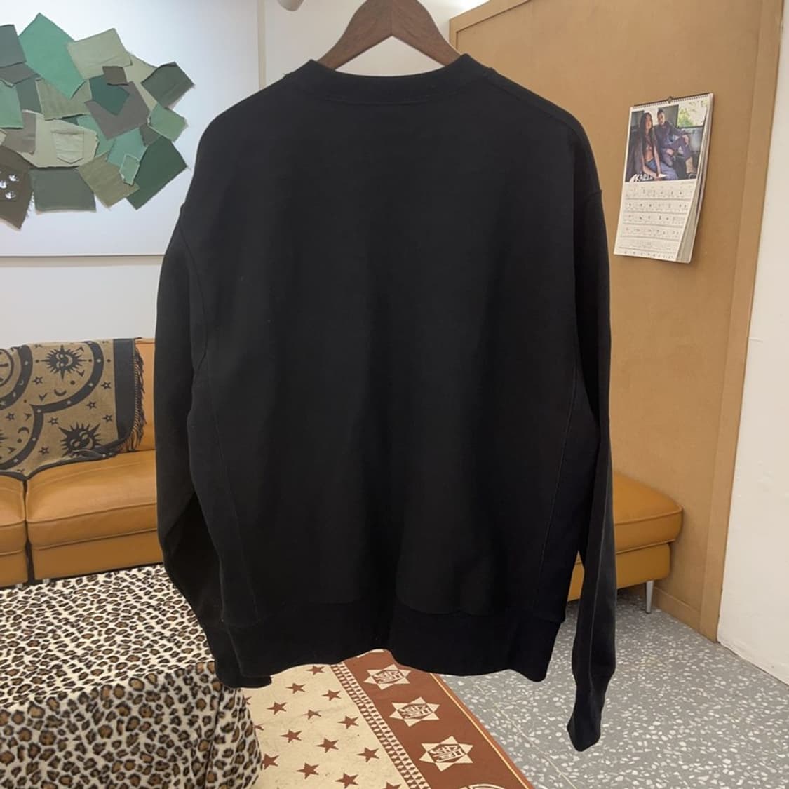 챔피온 리버스위브 자수패치 모던 약기모 맨투맨 L C09180 상품이미지4