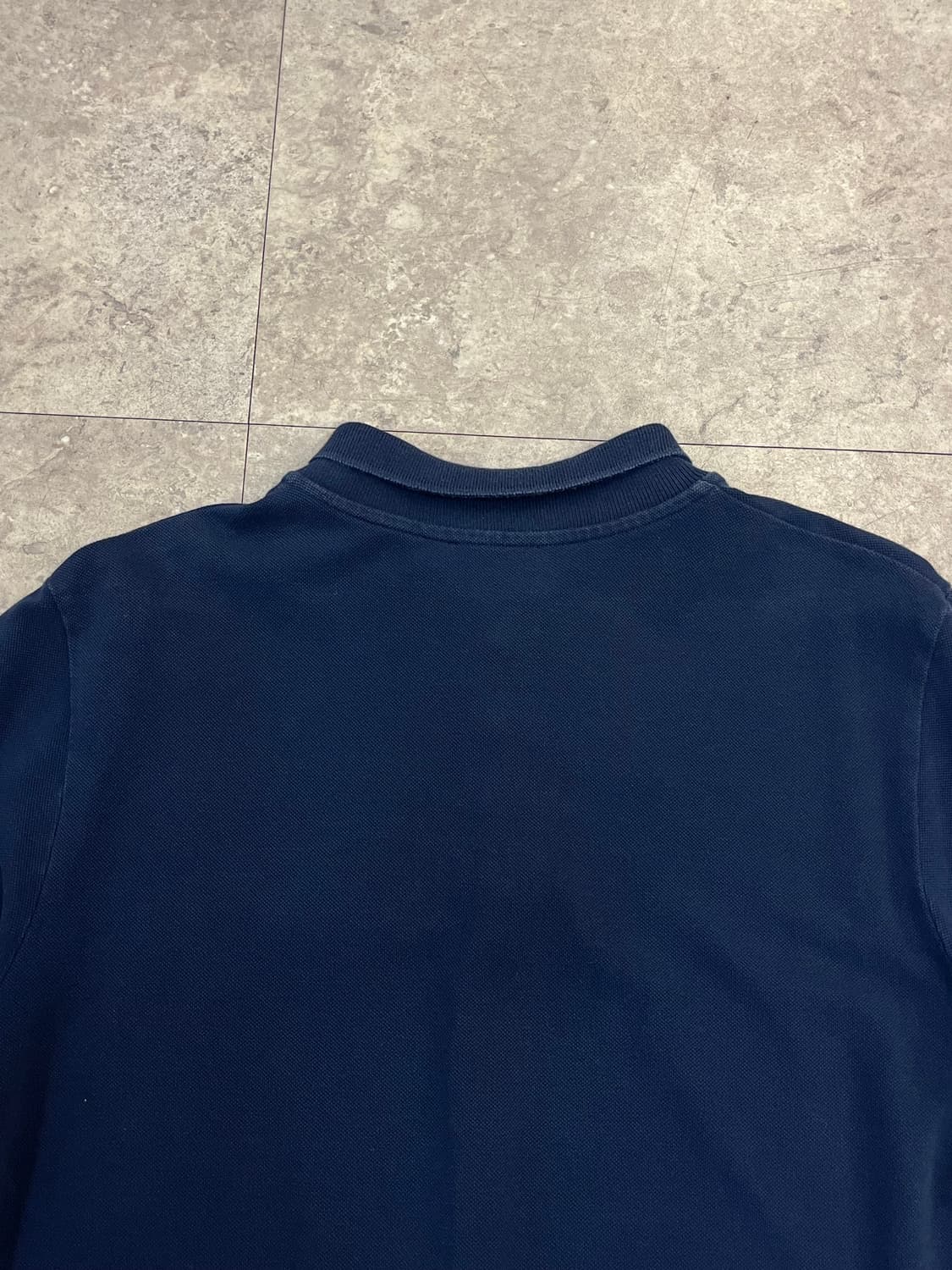 메종키츠네 반팔 카라티 네이비 L #csz3728 상품이미지8