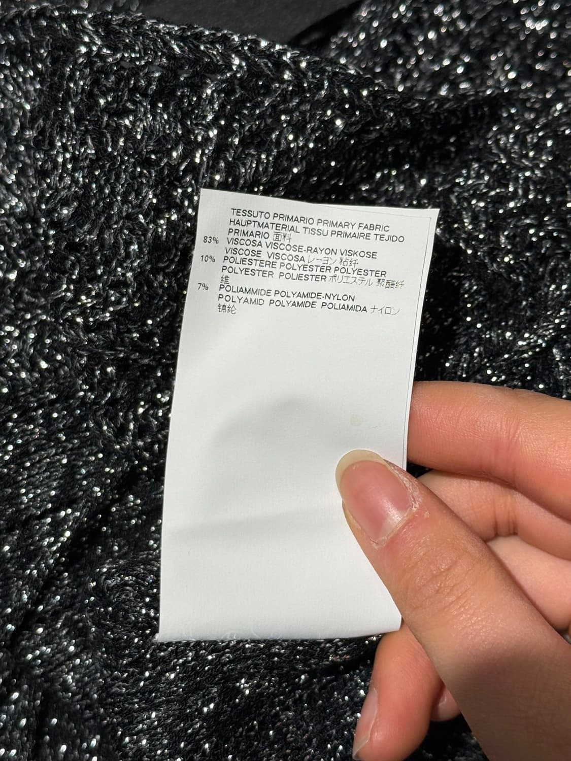 저스트 카발리 블랙 글리터 프릴 가디건 상품이미지10