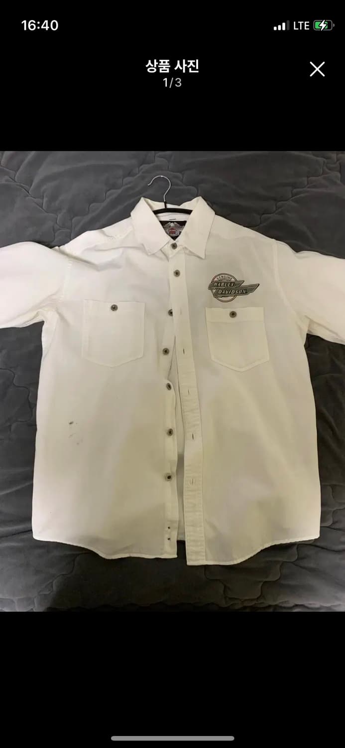 할리데비슨 반팔티 L 상품이미지1