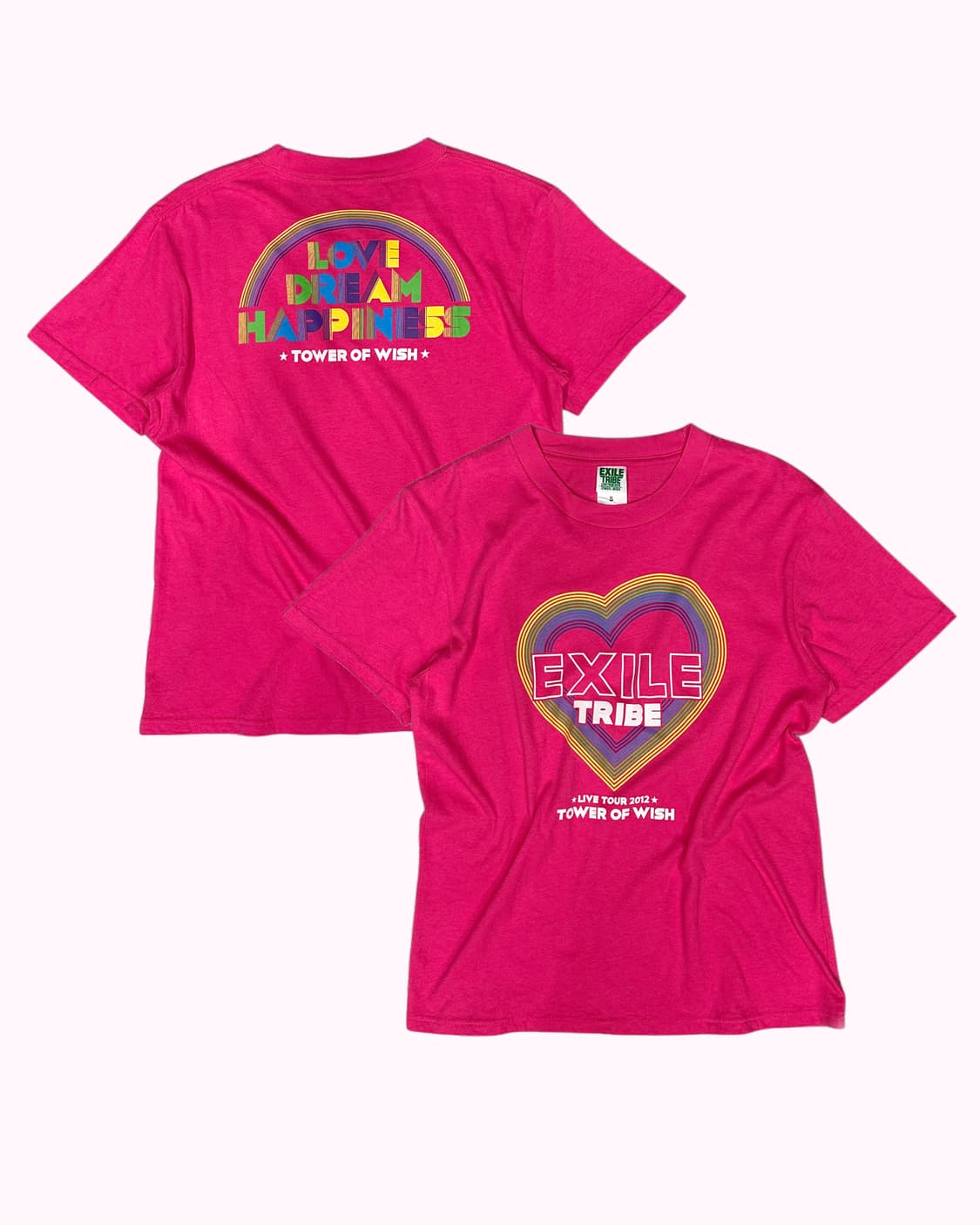EXILE TRIBE pink herat logo t-shirt 상품이미지1