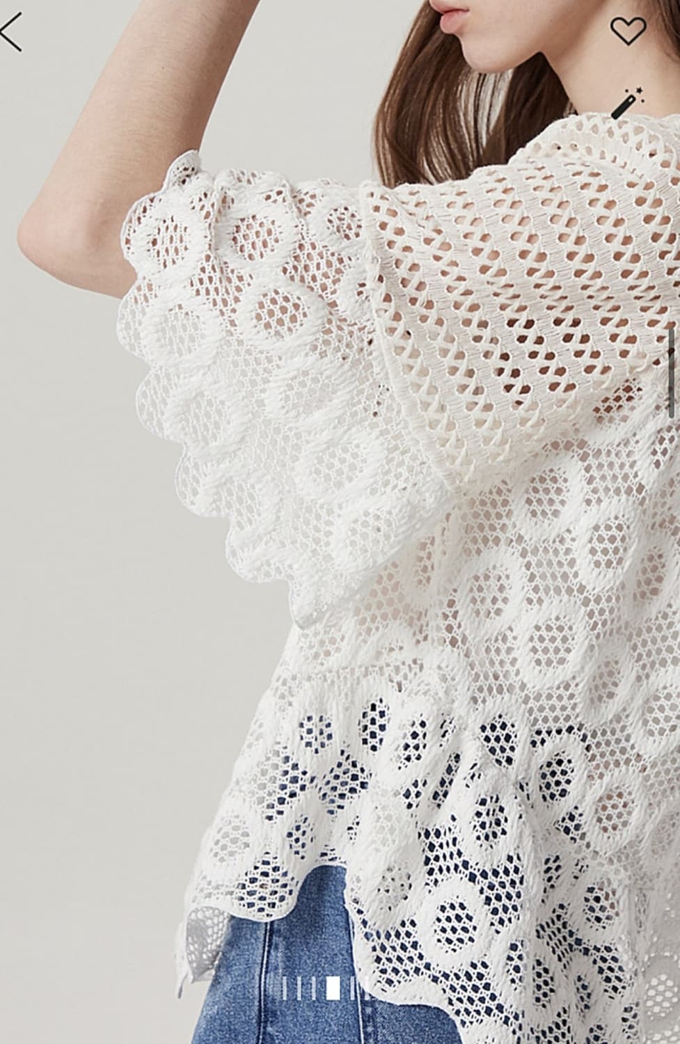 타임 네트 니트 탑 프리사이즈 상품이미지6