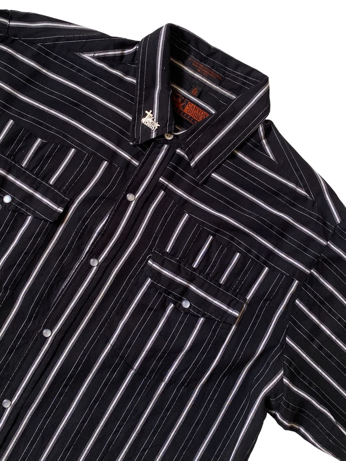 빈티지 스트라이프 포켓 셔츠 (Man 2XL) AB1291 상품이미지3