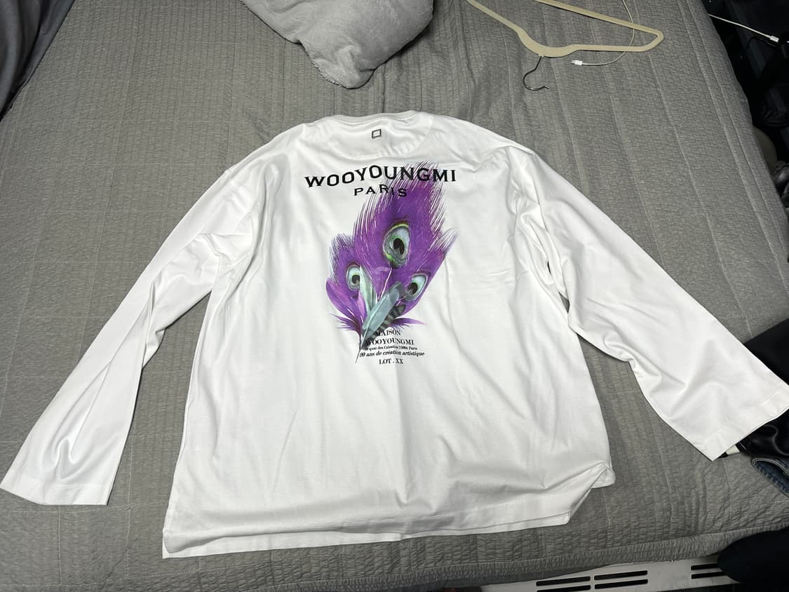 우영미 깃털 롱슬리브 50사이즈 상품이미지2